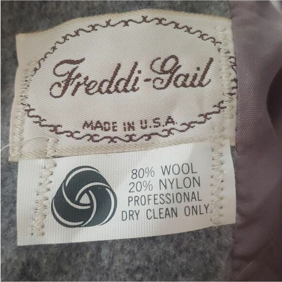 Gorgeous Vintage Freddi-Gail Wool Blend Long-Length Winter Coat Sz 16? - Picture 11 of 11